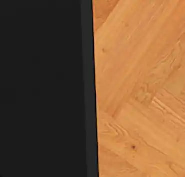 Bahut Rétro Mid-Century | Meuble de Rangement à 2 Tiroirs avec Portes en Bois à Chevrons