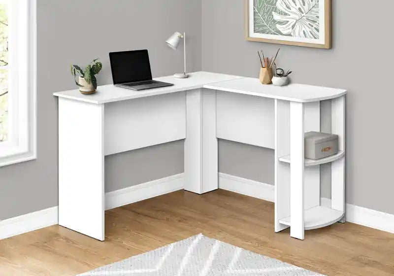 Bureau en L avec étagère 47