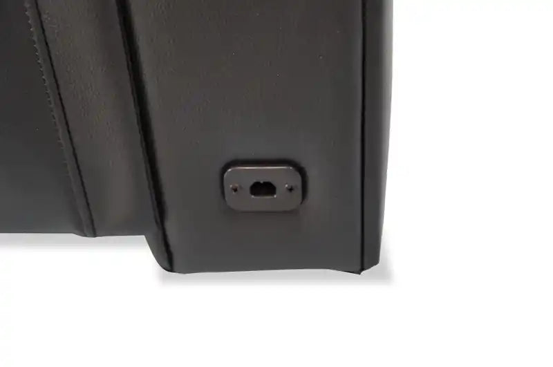 Causeuse inclinable électrique de massage en cuir véritable 74 avec appuie-tête électriques et accoudoirs de rangement