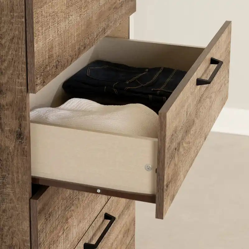 Commode de chambre à 5 tiroirs, 29 po larg.