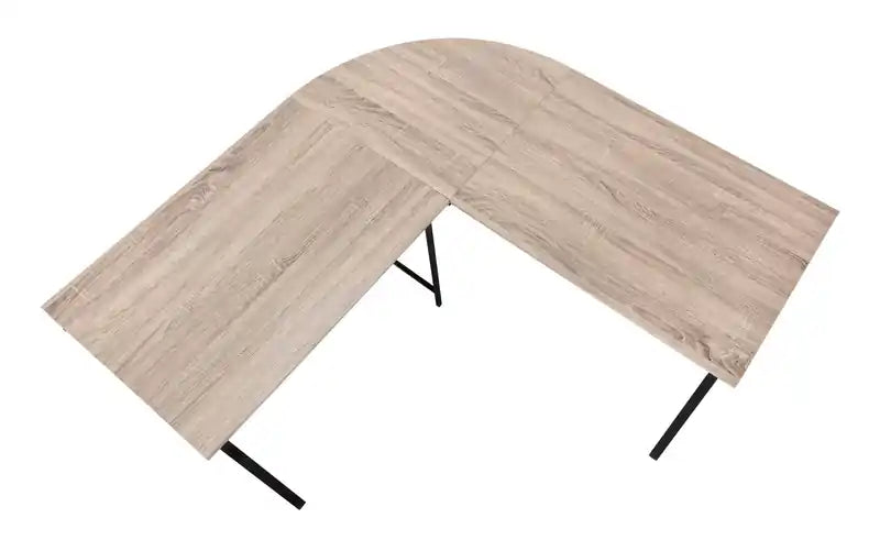 Bureau d'angle en L de 55,25 po