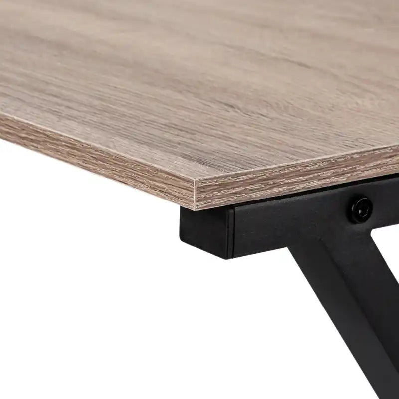 Bureau d'angle en L de 55,25 po