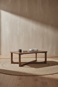 Maxwell 48 Coffee Table - Light Brown Hickory