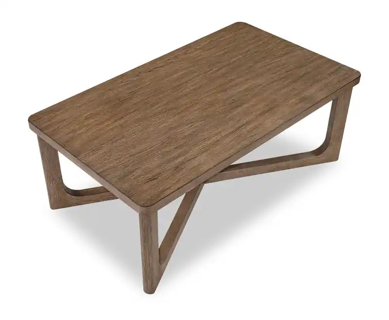 48 Table basse - Noyer clair