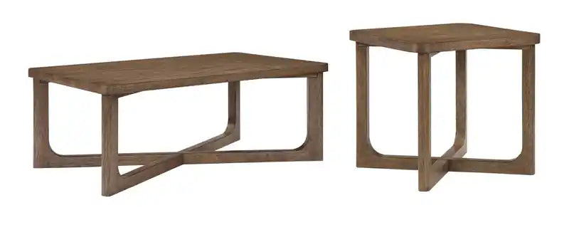 48 Table basse - Noyer clair