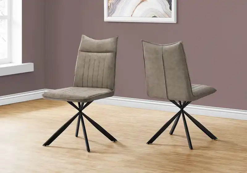 Chaise de salle à manger en similicuir