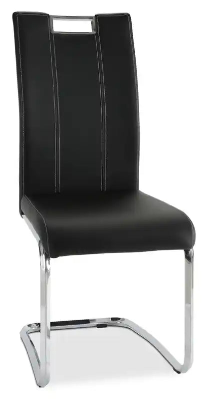 Chaise de salle à manger en similicuir