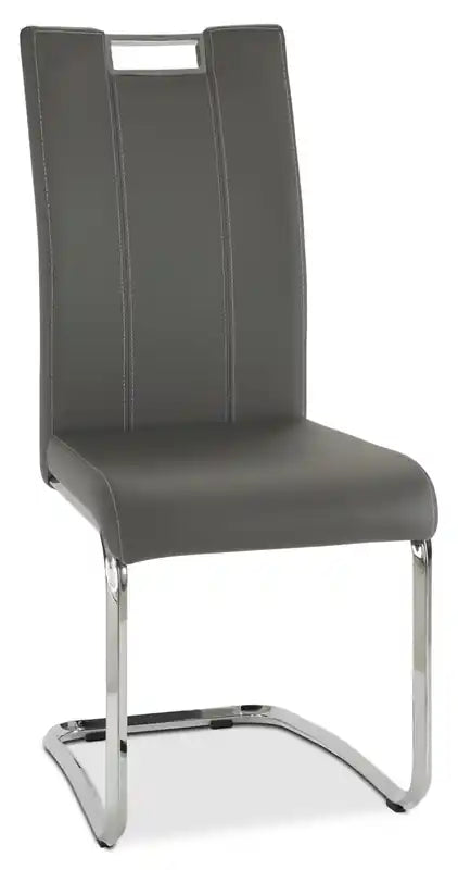 Chaise de salle à manger en similicuir