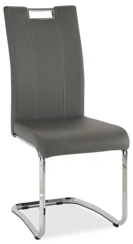 Chaise de salle à manger en similicuir